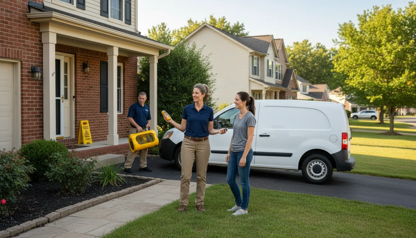 Water restoration image for Dehumidification And Cleanup Services in Ridge, MD